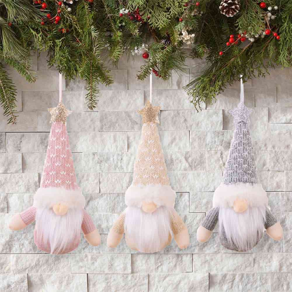 Assorted Bonus Mystery 2-Piece Faceless Gnome Hanging Ornaments
