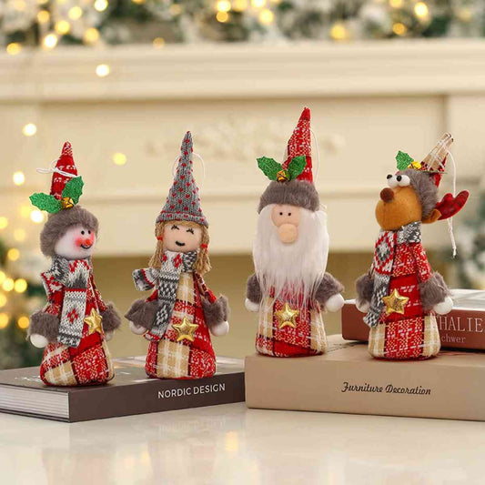 Assorted Bonus Mystery 2-Piece Christmas Gnome Hanging Ornaments