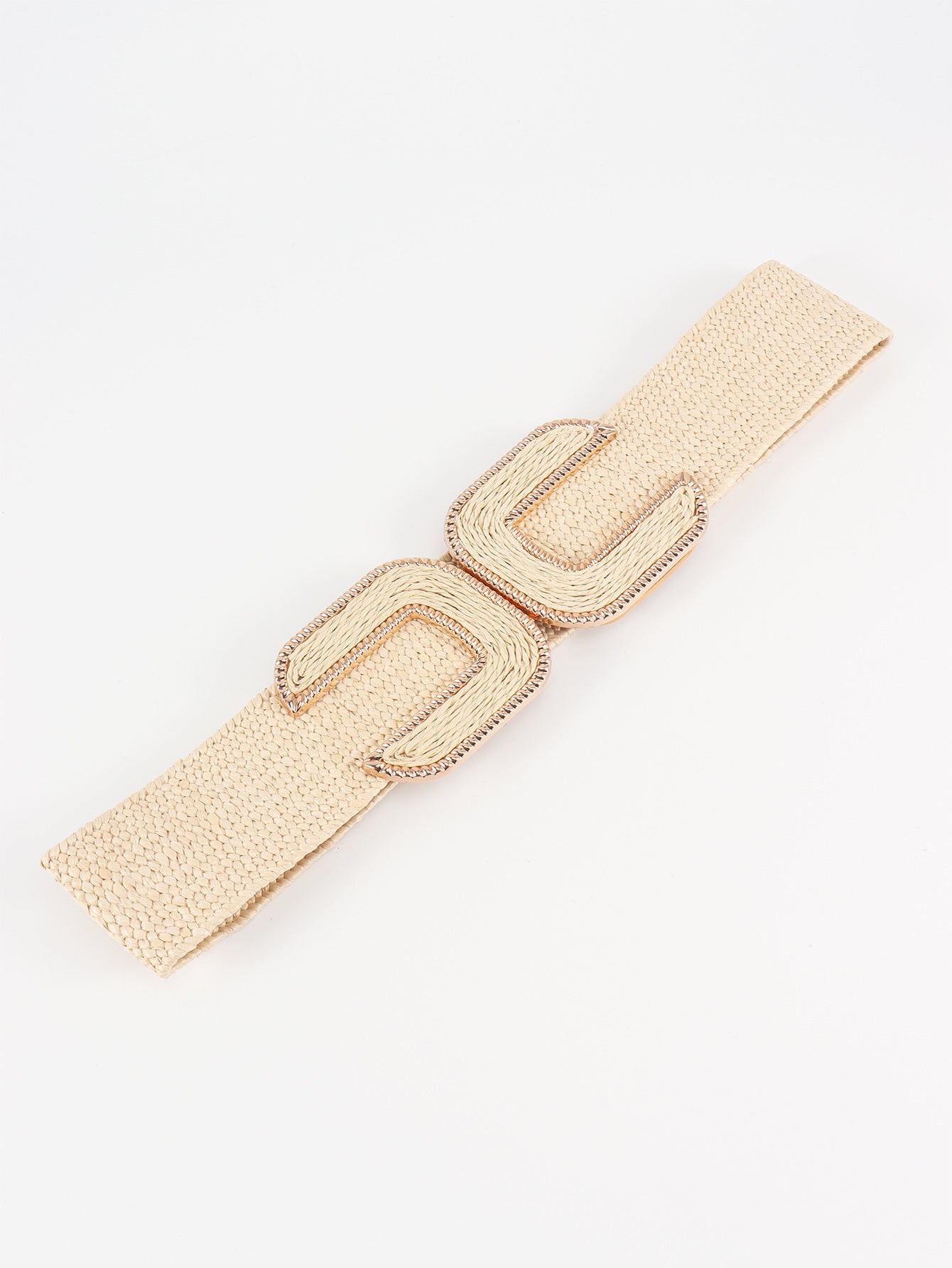 Wide Ribbed Braid Belt