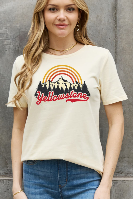 Simply Love YELLOWSTONE Graphic Cotton Tee