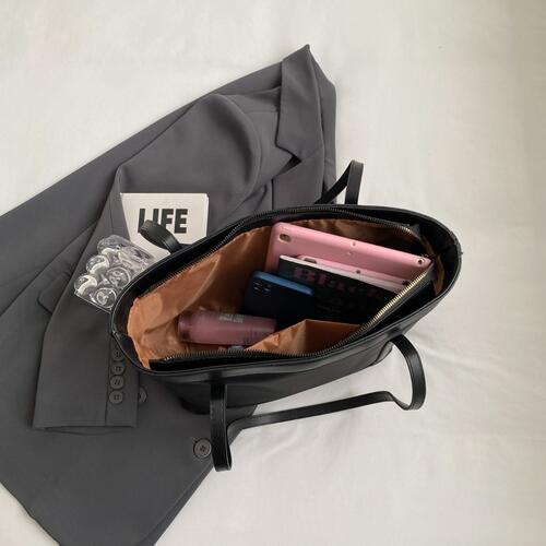 Vegan Leather Tote Bag