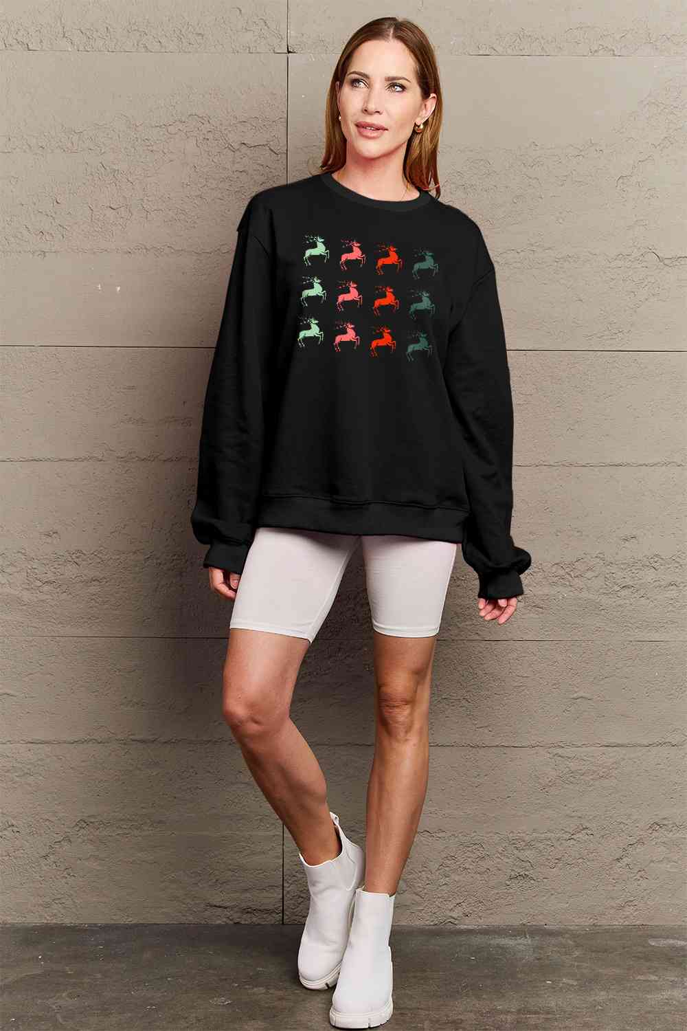 Simply Love Graphic Long Sleeve Sweatshirt