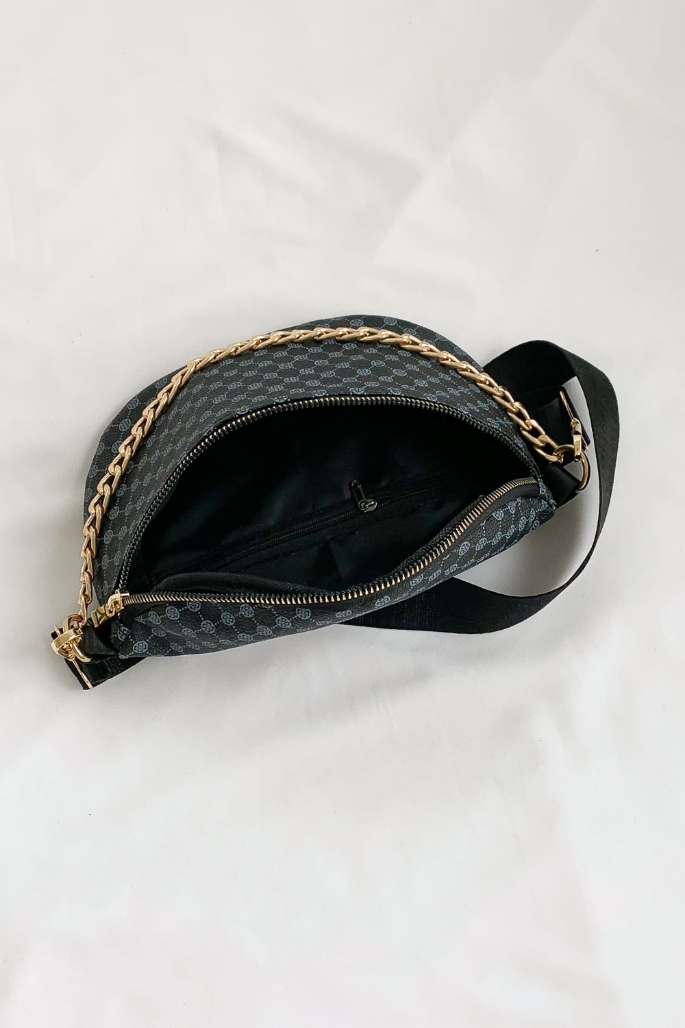 Opulent Pattern Printed Vegan Leather Sling Bag